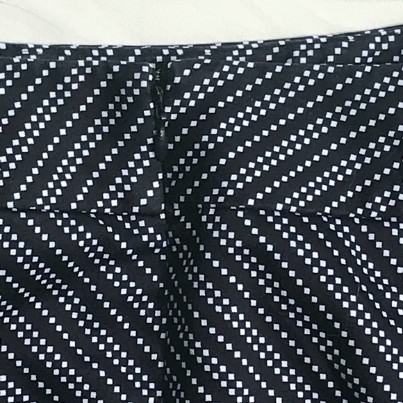 Worthington Black and White Striped A Line Skirt - Picture 4 of 6